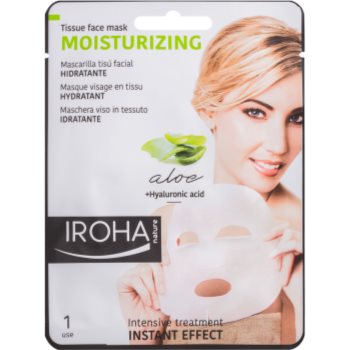 Iroha moisturizing aloe mască textilă cu aloe vera și acid hialuronic