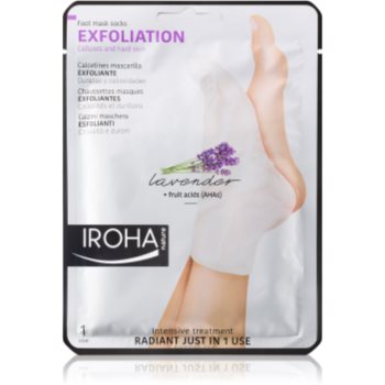 Iroha Exfoliation sosete exfoliante pentru hidratarea picioarelor