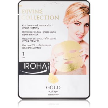 Iroha divine collection gold & collagen masca hranitoare cu efect de întărire