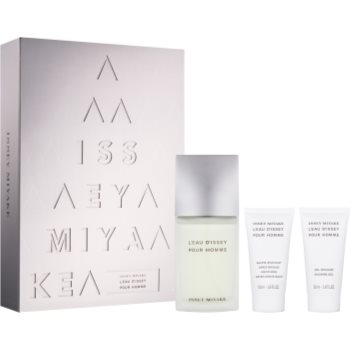 

Issey Miyake L'Eau D'Issey Pour Homme подарунковий набір ХVІ Туалетна вода 75 ml + Бальзам після гоління 50 ml + Гель для душу 50 ml