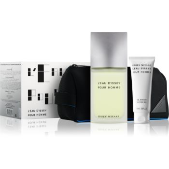 

Issey Miyake L'Eau D'Issey Pour Homme подарунковий набір IV Туалетна вода 125 ml + Гель для душу 75 ml + Косметичка