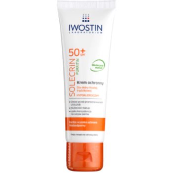 

Iwostin Solercin Purritin захисний матуючий крем для жирної шкіри SPF 50+ 50 мл