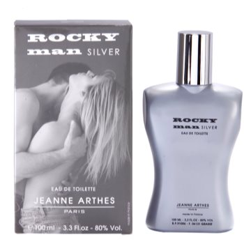 Jeanne arthes rocky man silver eau de toilette pentru bărbați