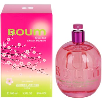 Jeanne Arthes Boum Green Tea Cherry Blossom parfemovaná voda pro ženy 100 ml