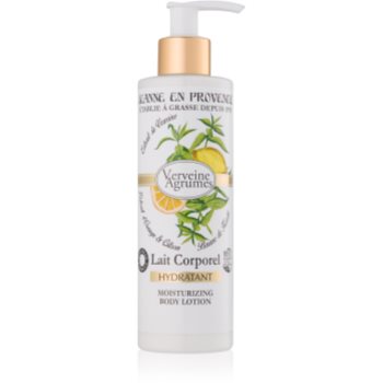 Jeanne en provence verveine agrumes lotiune de corp hidratanta