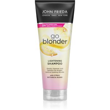 John frieda sheer blonde go blonder șampon decolorant pentru par blond