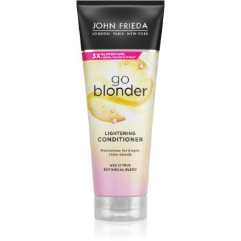 John frieda sheer blonde go blonder balsam decolorant pentru par blond