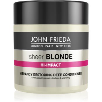 John Frieda Sheer Blonde Flawless Recovery balsam pentru restaurare adanca pentru parul blond cu suvite