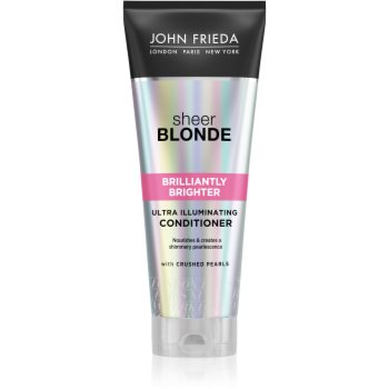 John frieda sheer blonde brilliantly brighter balsam pentru revitalizarea parului blond stralucire de perla