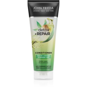 John frieda detox & repair balsam detoxifiant pentru curățare pentru par deteriorat