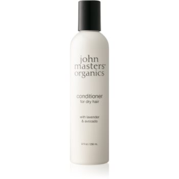 John masters organics lavender & avocado balsam pentru păr uscat și deteriorat.