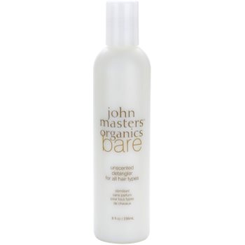 John Masters Organics Bare Unscented Balsam pentru toate tipurile de par fara parfum