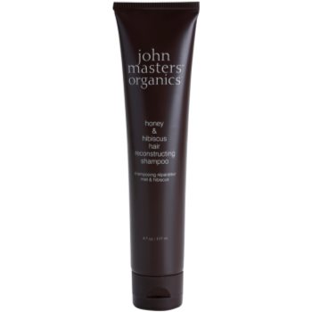 John Masters Organics Honey & Hibiscus obnovující šampon pro posílení vlasů 177 ml