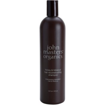 John Masters Organics Honey & Hibiscus obnovující šampon pro posílení vlasů 473 ml