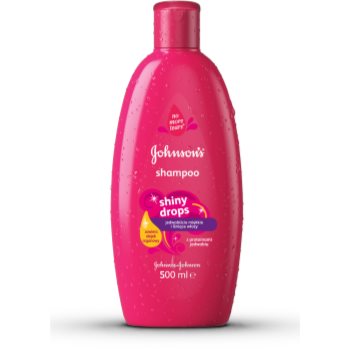 Johnson\'s Baby Shiny Drops sampon pentru copii cu ulei de argan