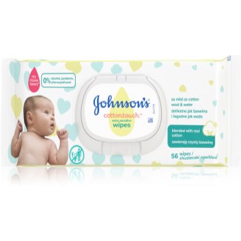 Johnson's Baby Cottontouch servetele umede ultra-delicate pentru nou-nascuti si copii