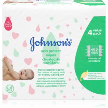 Johnson\'s Baby Skin Protect servetele delicate pentru copii