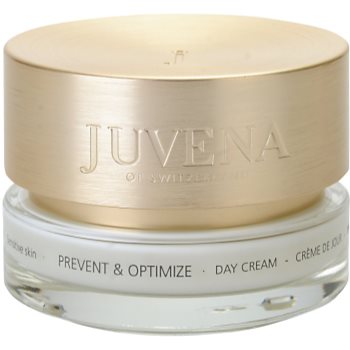 Juvena Prevent & Optimize crema de zi cu efect calmant pentru piele sensibila