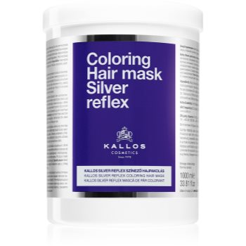 Kallos silver reflex vopsea de par tonifianta neutralizeaza tonurile de galben