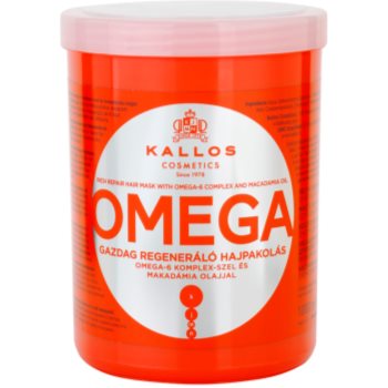Kallos kjmn masca de par hranitoare cu ulei de macadamia si complex omega 6
