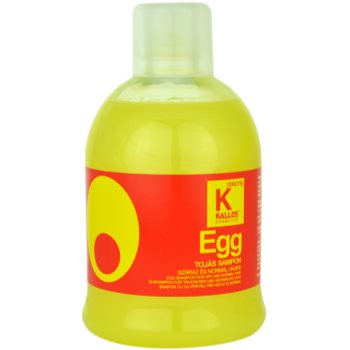 Kallos egg sampon hranitor pentru par uscat si normal.