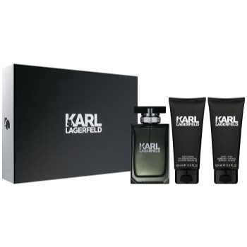 

Karl Lagerfeld Karl Lagerfeld for Him подарунковий набір І Туалетна вода 100 ml + Бальзам після гоління 100 ml + Гель для душу 100 ml