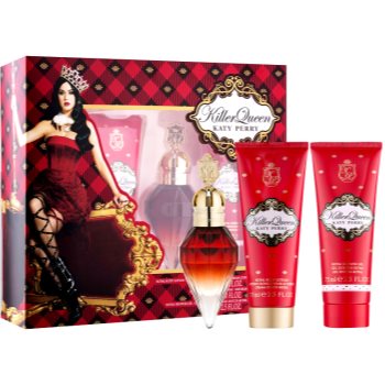 

Katy Perry Killer Queen подарунковий набір IV Парфумована вода 30 ml + Молочко для тіла 75 ml + Гель для душу 75 ml