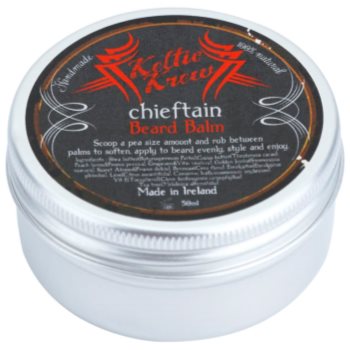 Keltic Krew Chieftain balsam pentru barba cu aroma de mentă și scorțișoară