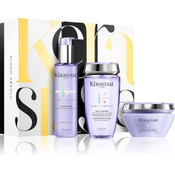 Kérastase blond absolu set cadou ii. (pentru iluminarea părului sau pentru părul cu șuvițe) pentru femei
