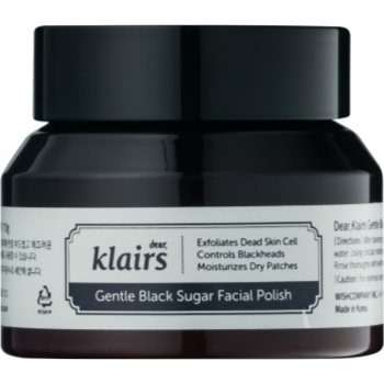 Klairs gentle black exfoliere si hidratare faciala