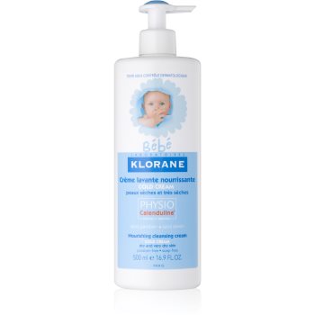 

Klorane Bébé Cold Cream поживне очищуюче молочко для сухої та дуже сухої шкіри 500 мл