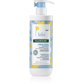 Klorane Bébé Calendula cremă de curățare pentru pielea uscata sau foarte uscata
