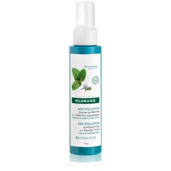 Klorane aquatic mint ceață înviorătoare pentru păr expus la poluare