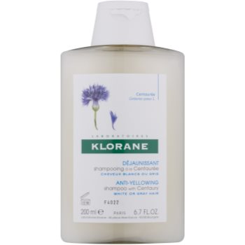 Fotografie Klorane Centaurée šampon pro blond a šedivé vlasy 200 ml