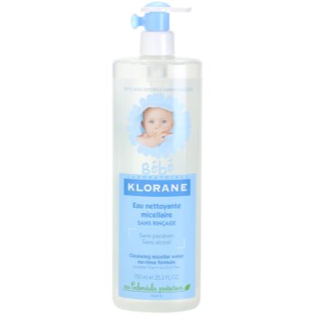 Fotografie Klorane Bébé čisticí micelární voda pro děti 750 ml
