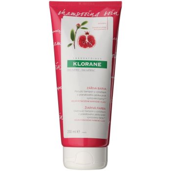 Klorane Granátové jablko pečující šampon proti vymývání barvy pro velmi poškozené barvené vlasy 200 ml