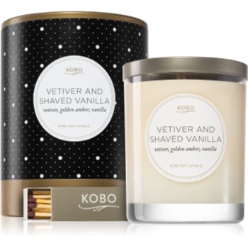 KOBO Coterie Vetiver and Shaved Vanilla lumânare parfumată