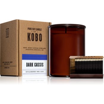 KOBO Woodblock Dark Cassis lumânare parfumată
