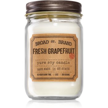 KOBO Broad St. Brand Fresh Grapefruit lumânare parfumată (Apothecary)
