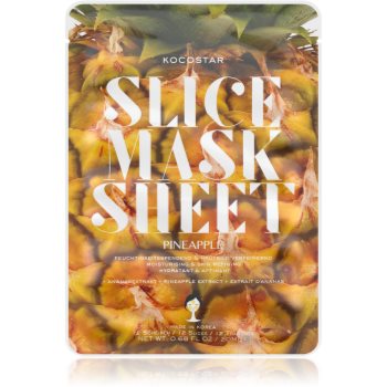 KOCOSTAR Slice Mask Sheet Pineapple masca de celule cu efect de fermitate