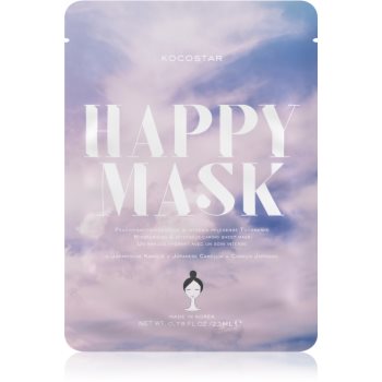 Kocostar happy mask mască textilă de îngrijire cu efect de hidratare
