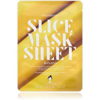 Kocostar slice mask sheet banana mască textilă nutritivă pentru o piele radianta