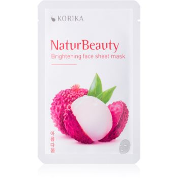 Korika naturbeauty mască textilă iluminatoare