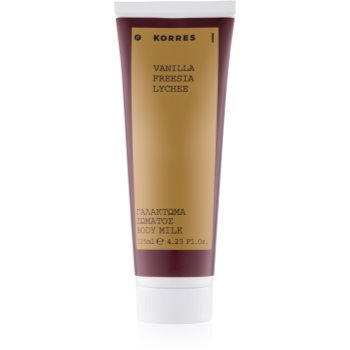 Korres vanilla, freesia & lychee lapte de corp pentru femei