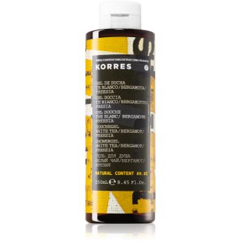 Korres white tea, bergamot & freesia gel de duș