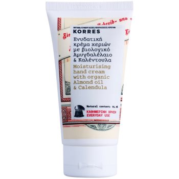 

Korres Almond Oil & Calendula зволожуючий крем для рук для щоденного використання 75 мл