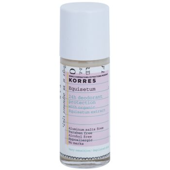Korres equisetum deodorant roll-on fără săruri de aluminiu 24 de ore
