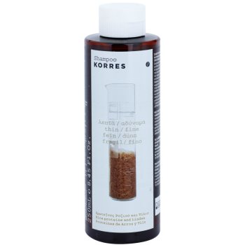 Korres rice proteins & linden șampon pentru par fin