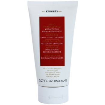 

Korres Wild Rose делікатний очищуючий пілінг для сяючої шкіри 150 мл
