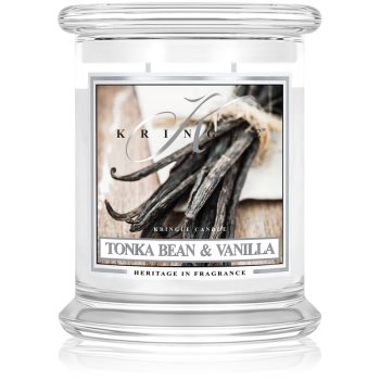 Kringle Candle Tonka Bean & Vanilla lumânare parfumată